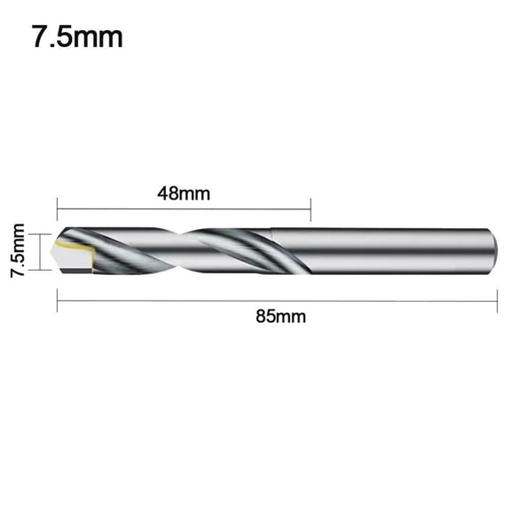 3-7.5mm Carbide Drill Bit Solid Tungsten Milling Cutter Carbide Bit For Stainless Steel Copper Iron Wood Plastic Hand Tool