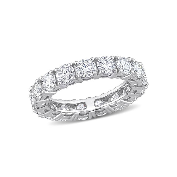 Everly Women's Moissanite 10k White Gold Ring