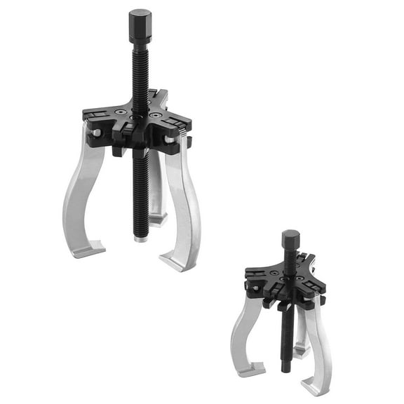 3" & 7" Gear Puller Set, 2/3 Jaw Bearing & Pulley Remover Tool, Horizontal/Vertical Use, for Flywheel/Gears 2-Piece Kit