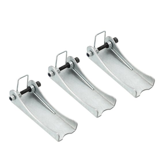 3.7 Inch Replacement Hooks Latch, Metal Towing Receiver Hitch, Silver, 3 Pack
