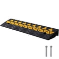 thumbnail image 1 of 3.7" Rise Rubber Curb Ramp, 15 Ton Capacity Heavy Duty Driveway Ramp, 39.4" Long Portable Sidewalk Ramp for Cars, Trucks and Wheelchairs, 1 of 5