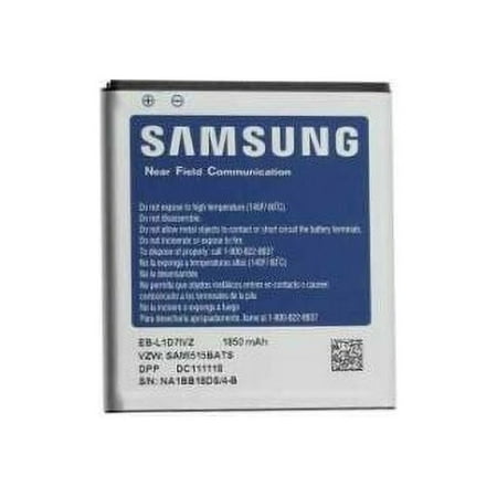 3.7 V Li-Ion Samsung Li-ion Cell Phone Battery EB-L1D71VZ 1850mAh Galaxy Nexus