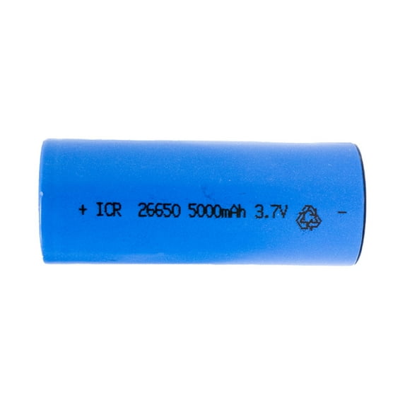 3.7 Volt 26650 Li-Ion Battery (5000 mAh)