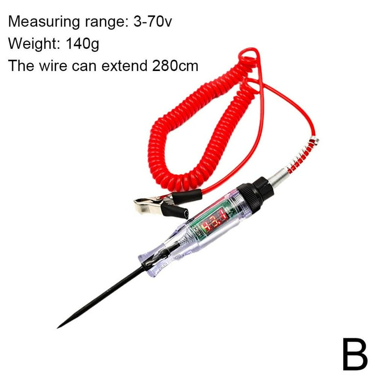 3 70V Digital Electric Circuit LCD Tester Test Light Voltage Pen