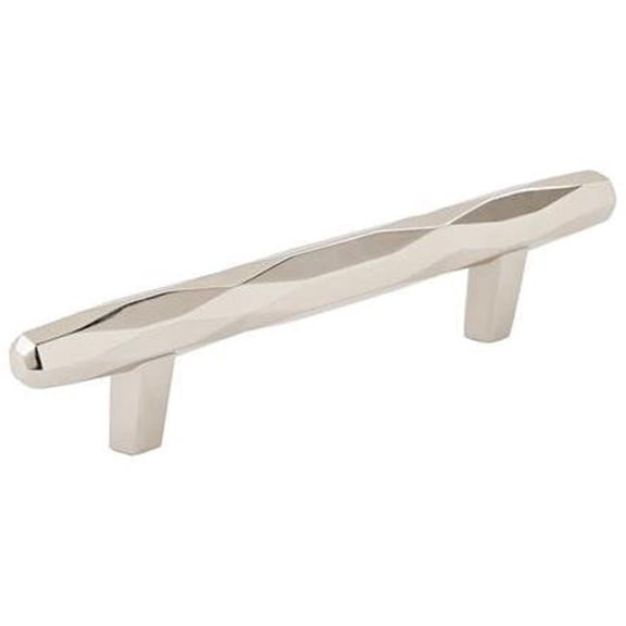 3.75 in. Center to Center St. Vincent Cabinet Pull, Bright Nickel