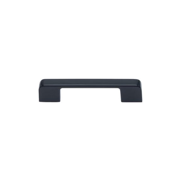 3.75 in. Center to Center Zinc Cabinet Pull, Matt Black