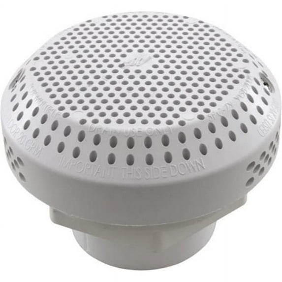 3.75 in. dia. Cover Hi-Flow Suction VGB Assembly & 1.5 in. S Standard Nut - White