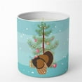 thumbnail image 1 of 3.75 x 3.25 in. Unisex Bronze Turkey Christmas 10 oz Decorative Soy Candle, Teal, 1 of 1