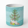 thumbnail image 1 of 3.75 x 3.25 in. Unisex Colorpoint Longhair No.2 Cat Merry Christmas 10 oz Decorative Soy Candle, 1 of 1