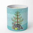 thumbnail image 1 of 3.75 x 3.25 in. Unisex Scottish Straight Cat Merry Christmas 10 oz Decorative Soy Candle, 1 of 1