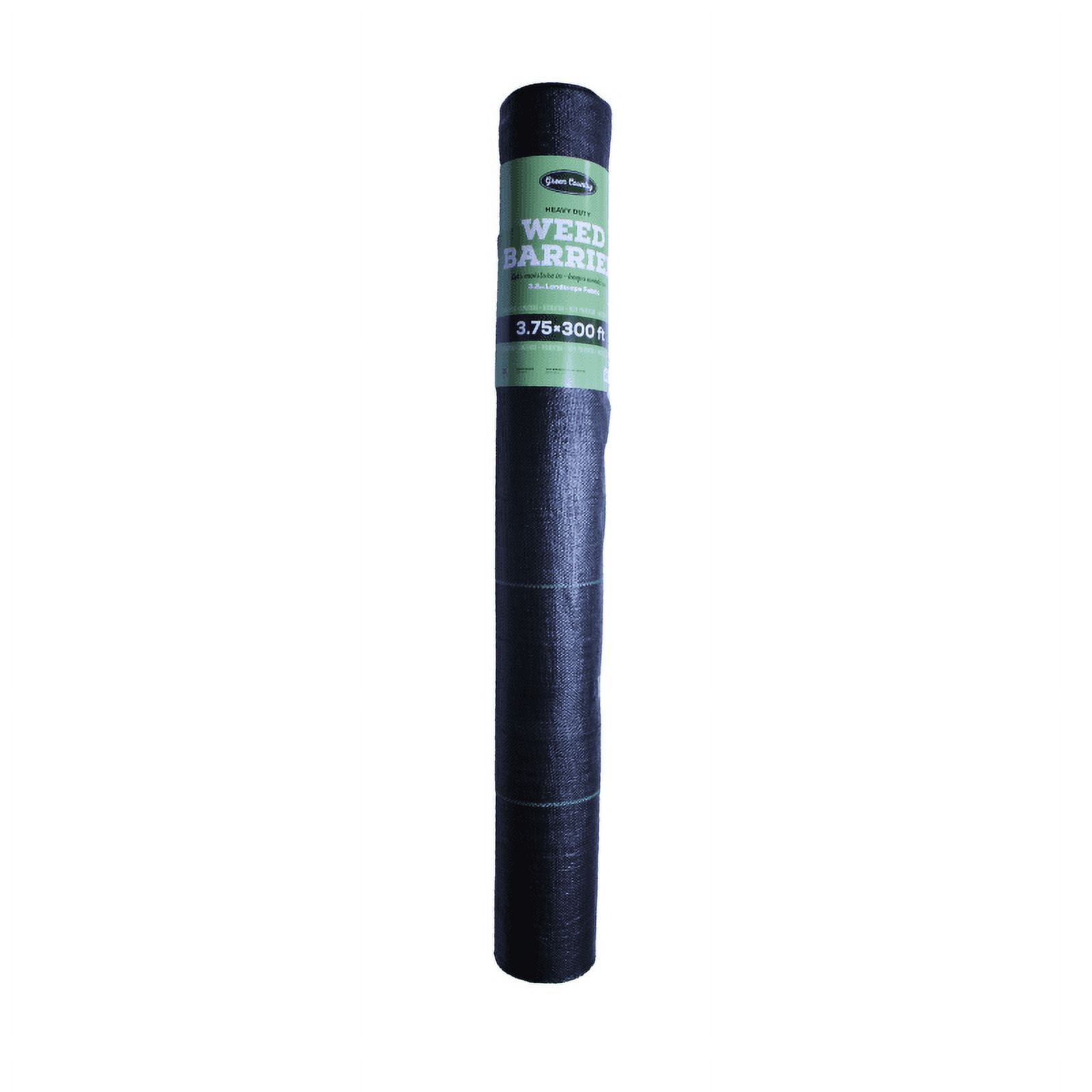 3.75ft x 300ft Weed Barrier Landscape Fabric, 3.2oz Heavy Duty Weed Control, Woven Ground Cover for Gardening