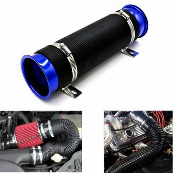 3" 76mm Cold Air Intake Pipe Flexible Hose Telescopic Tube Injection Duct Inlet