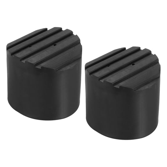 3"/76mm Ladder Non Slip Feet for Telescopic Folding Extension Ladder Protection, Black, 2 Pack