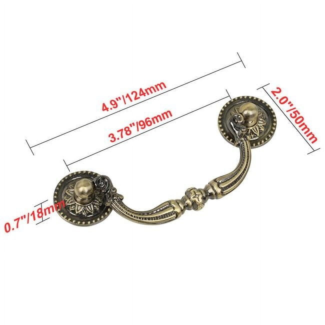 3.78 in. Center to Center Medici Drop Pull, Antique Brass - Pack of 25