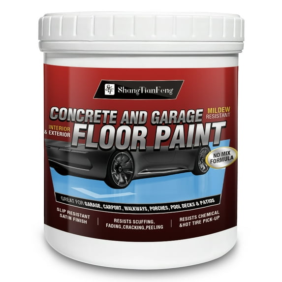 3.79KG Lake Blue Heavy-Duty Wall Paint Kit, Scratch & Stain Resistant Interior Paint for Living Room, Kitchen, Office, Garage - Easy DIY, Eco-Friendly, Affordable Set