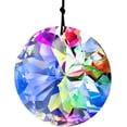 thumbnail image 1 of 3"/79mm Hanging Crystal Prism Suncatcher for Window Large Sun Catchers AB Colored Faceted Prisms Ornament Rainbow Maker Chandelier Crystal Pendant, 1 of 8