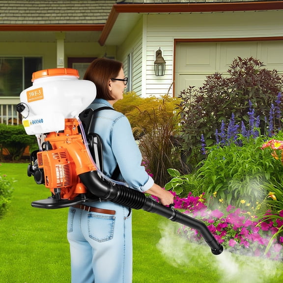 3.7Gal Backpack Gas Fogger Sprayer Blower Agricultural Mosquito Insecticide 7500r/min