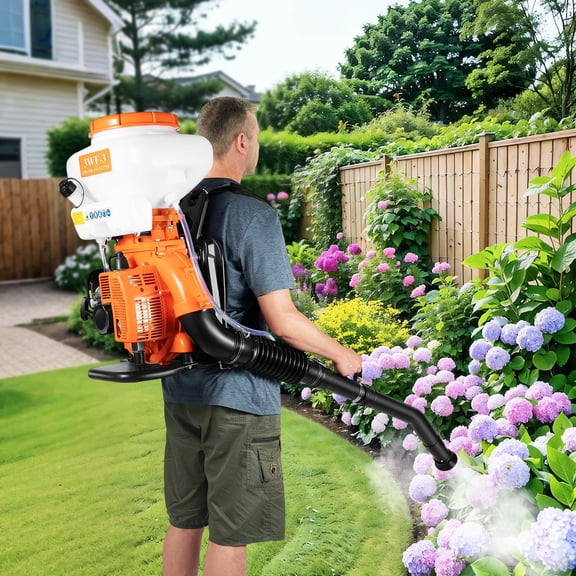 3.7Gal Backpack Gas Fogger Sprayer Blower Agricultural Mosquito Insecticide 7500r/min