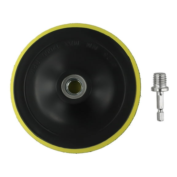 3-7Inch M10 M14 Hook And Loop Backing Pad Sanding Holder Disc Polishing Backer Plate Drill Rod For Polisher Grinding Tools 5In M14 Smile Home