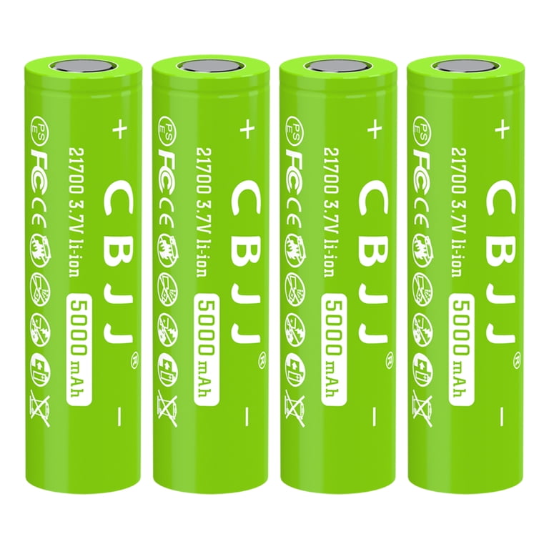 Walmart 3.7V 21700 Rechargeable Li-ion Battery 5000mAh for LED