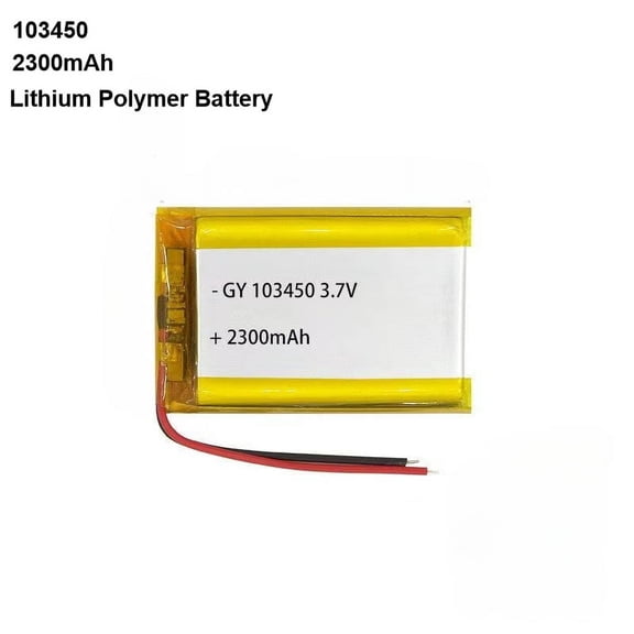 3.7V 2300mAh Li-Ion Battery 103450 Lithium Polymer Rechargeable Battery For Bluetooth Headset GPS Toy