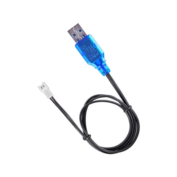3.7V 400mA Charging Cable for Aircraft Model UAV Accessory Replacement USB Charging Cord with XH2.54-2P Plug