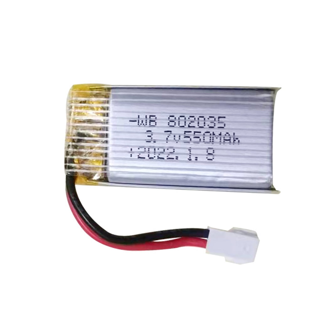 3.7V 500mAh 802035 Rechargeable Battery Pack Connectors for Drones Aircraft