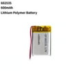 thumbnail image 1 of 3.7V 600mAh Li-Ion Battery 602535 Lithium Polymer Rechargeable Battery, 1 of 6