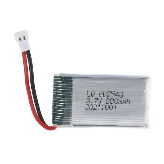 3.7V 800mAh Lipo Battery, 802540 Lithium-ion Battery for SYMA X5C X5C-1 X5 X5SC X5SW M68 K60 HQ-905 CX30 RC Quadcopters