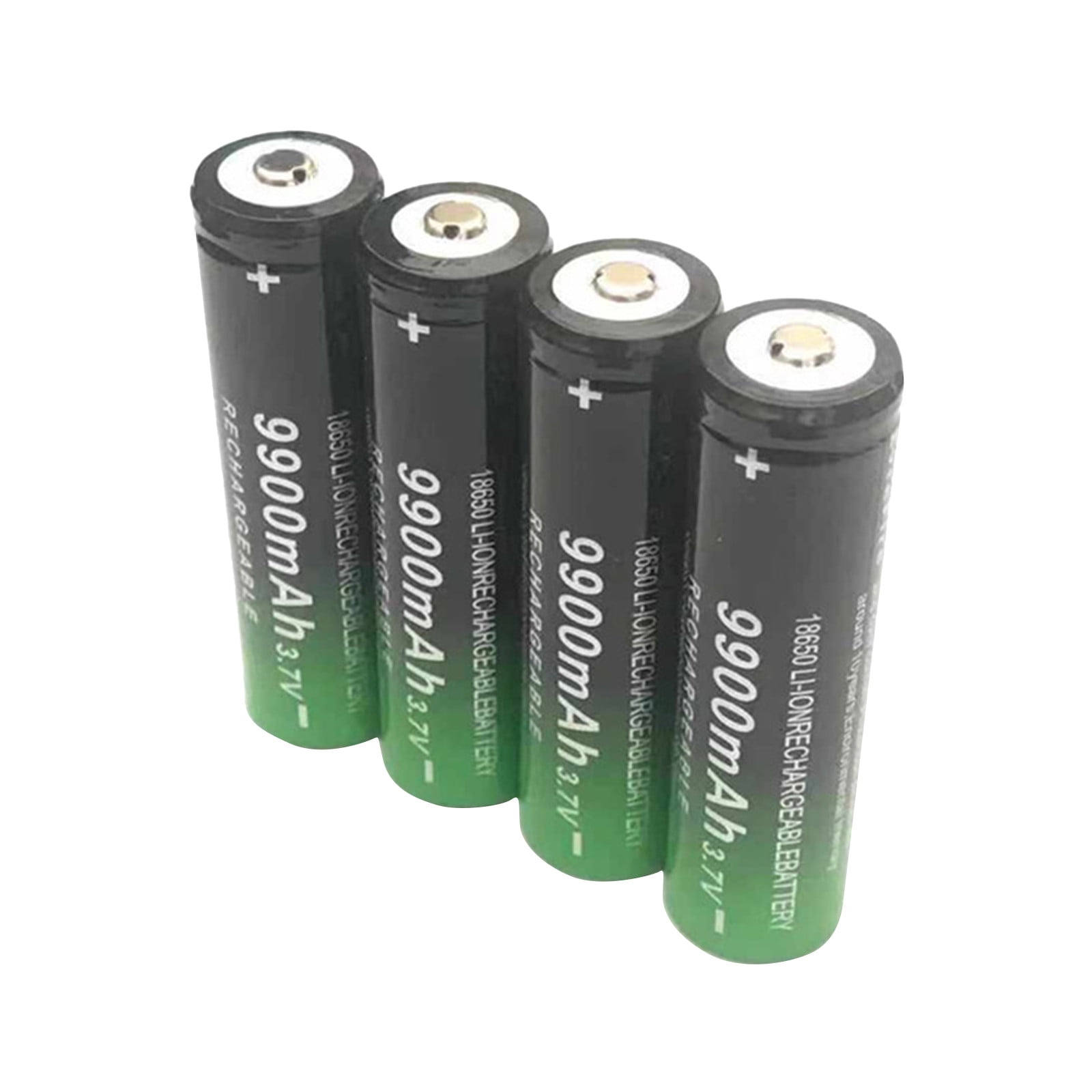 3.7V 9900mAh 18650 Rechargeable Batteries For Flashlight Lamp Doorbell