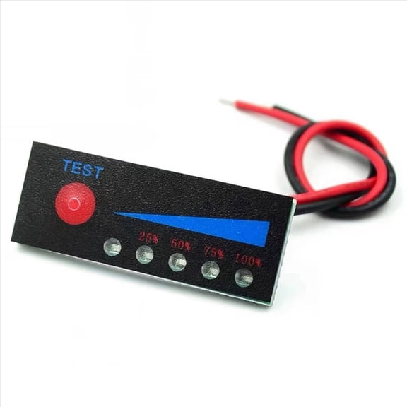 3.7V Lithium Battery Capacity Indicator 2S Battery Level Indicator Display Tester,1 x Display Tester