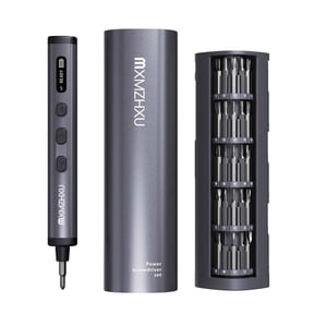 3.7V Mini Electric Screwdriver 78-in-1, Max 0.5N.m, Precision Screwdriver Set with 72 Magnetic Bits, 5/32'' Hex, Magnetic Storage, Repair Tool Kit for Electronics Computer, Phone, Glasses, Watch