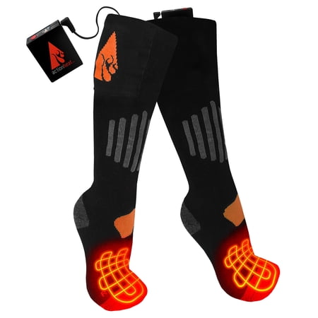 3.7V Rechargeable Battery Heated Socks - Wool