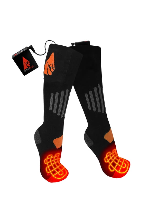 3.7V Rechargeable Battery Heated Socks - Wool