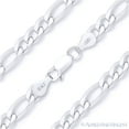 thumbnail image 1 of 3.7mm Figaro / Figaroa Link Italian Chain Bracelet in Solid .925 Sterling Silver, 1 of 2