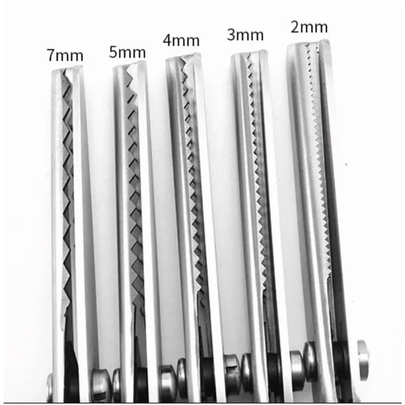 3-7mm New Dressmaking Scalloped Edge Pinking Shears Scissors Clipper Cutter Sewing Professional Tailor Scissors Cloth Tailoring