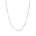 thumbnail image 1 of 3.7mm Solid .925 Sterling Silver Square Box Chain Necklace, 24 inches, 1 of 7