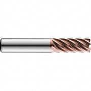 3/8", 1-1/8" LOC, 3/8" Shank Diam, 3-1/4" OAL, 7 Flute Solid Carbide Square End Mill