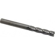 3/8", 1-3/4" LOC, 3/8" Shank Diam, 4" OAL, 4 Flute, Solid Carbide Square End Mill
