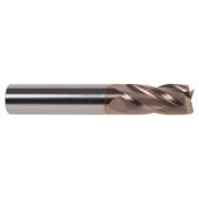 3/8", 1" LOC, 3/8" Shank Diam, 2-1/2" OAL, 4 Flute, Solid Carbide Square End Mill