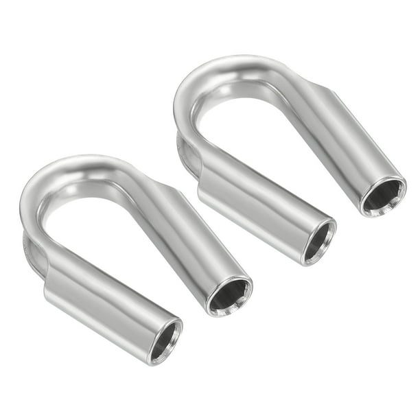 Baron Electrogalvanized Steel Wire Rope Thimble 2-1/2 in. L Baron Electrogalvanized Steel Wire Rope Thimble 2-1/2 in. L