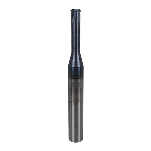 3/8" 14-40 Single Pitch Solid Carbide Thread end Mill - TiALN Coated 4 Flute 290" Cutting Diameter, 3/8" Shank Diameter