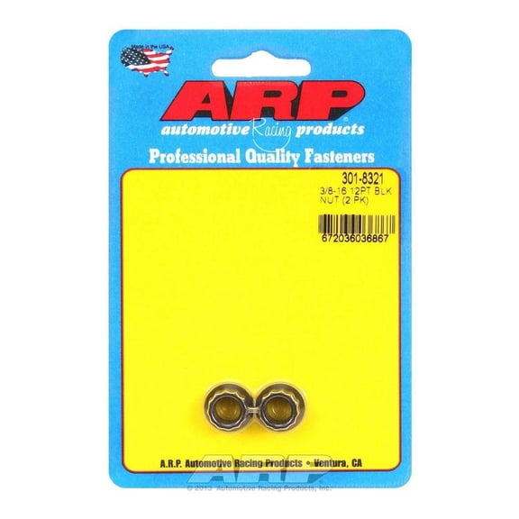 Arp 3/8-16 12pt Nut Kit 2pk