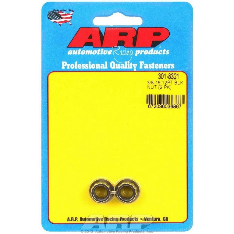 ARP 3/8-16 12pt Nut Kit 2pk ARP 3/8-16 12pt Nut Kit 2pk