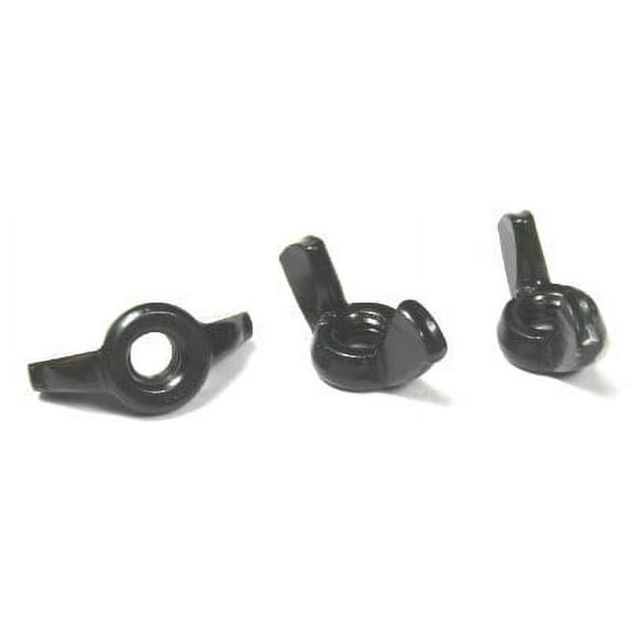 3/8-16 Cold Forged Wing Nuts / Steel / Black Oxide - 1000 Piece Carton