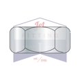 thumbnail image 1 of 3/8-16 Finished Hex Nuts | Double Chamfered | Steel | Zinc Plated (Quantity: 1500), 1 of 2