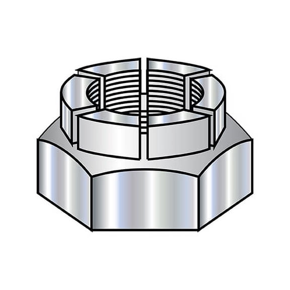3/8-16 Flex Type Hex Lock Nut Thin Height Light Cadmium and Wax (Pack Qty 250) BC-37NXLTH