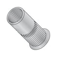 thumbnail image 1 of 3/8-16 (Max Grip .150) Small Flange Ribbed Blind Threaded Insert / Aluminum (Quantity: 1,000 pcs), 1 of 1