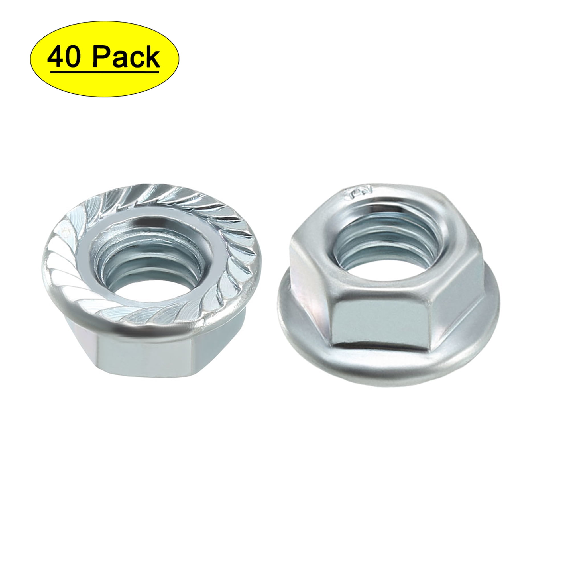 3/8"-16 Large Serrated Flange Lock Nuts Hardened | AFT - View #11