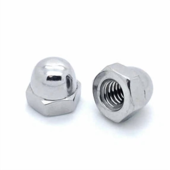 3/8-16 Stainless Steel Acorn Hex Cap Nuts, 10 Qty (Bcp594)